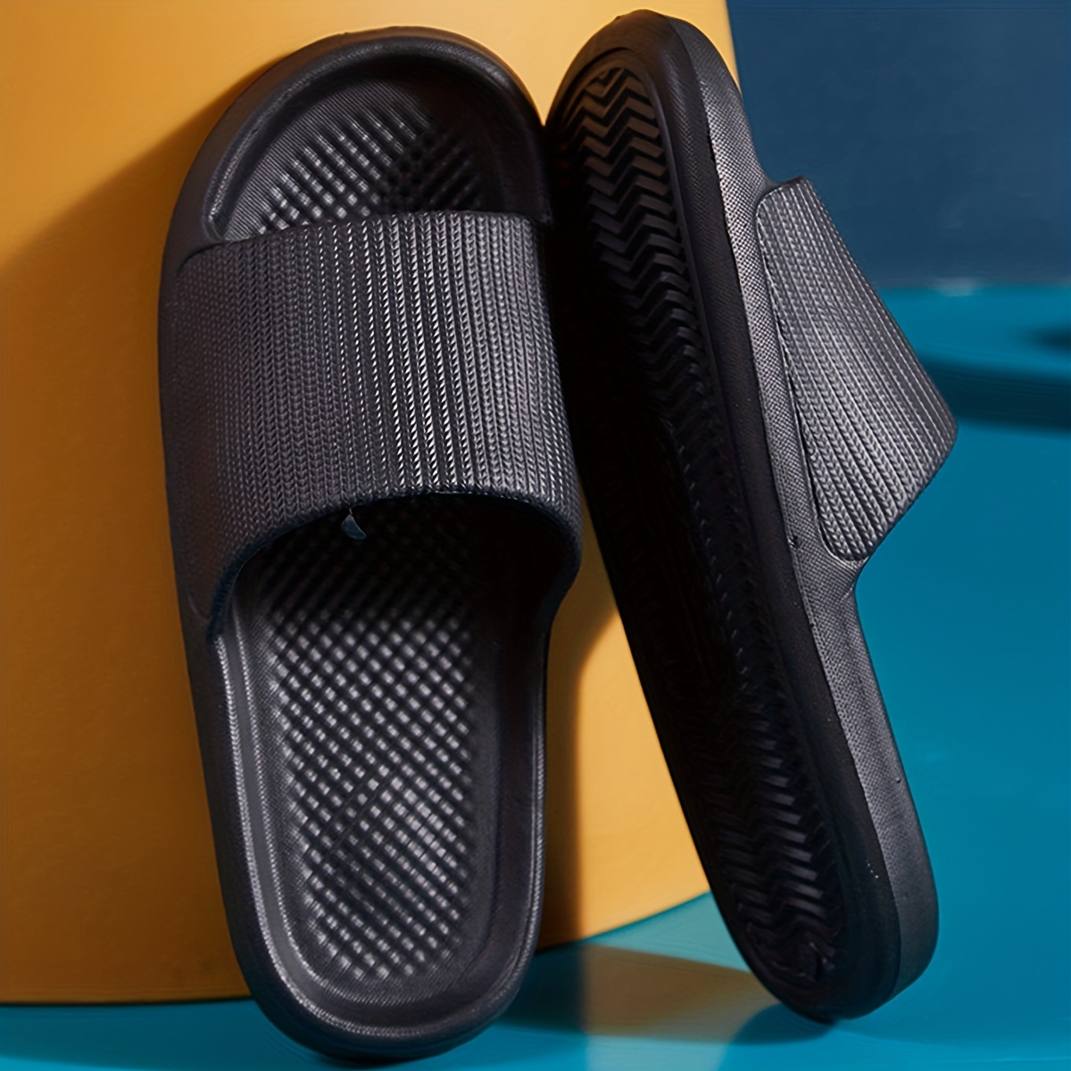 Men's Quick Drying Non Slip Slides - Indoor & Outdoor Summer