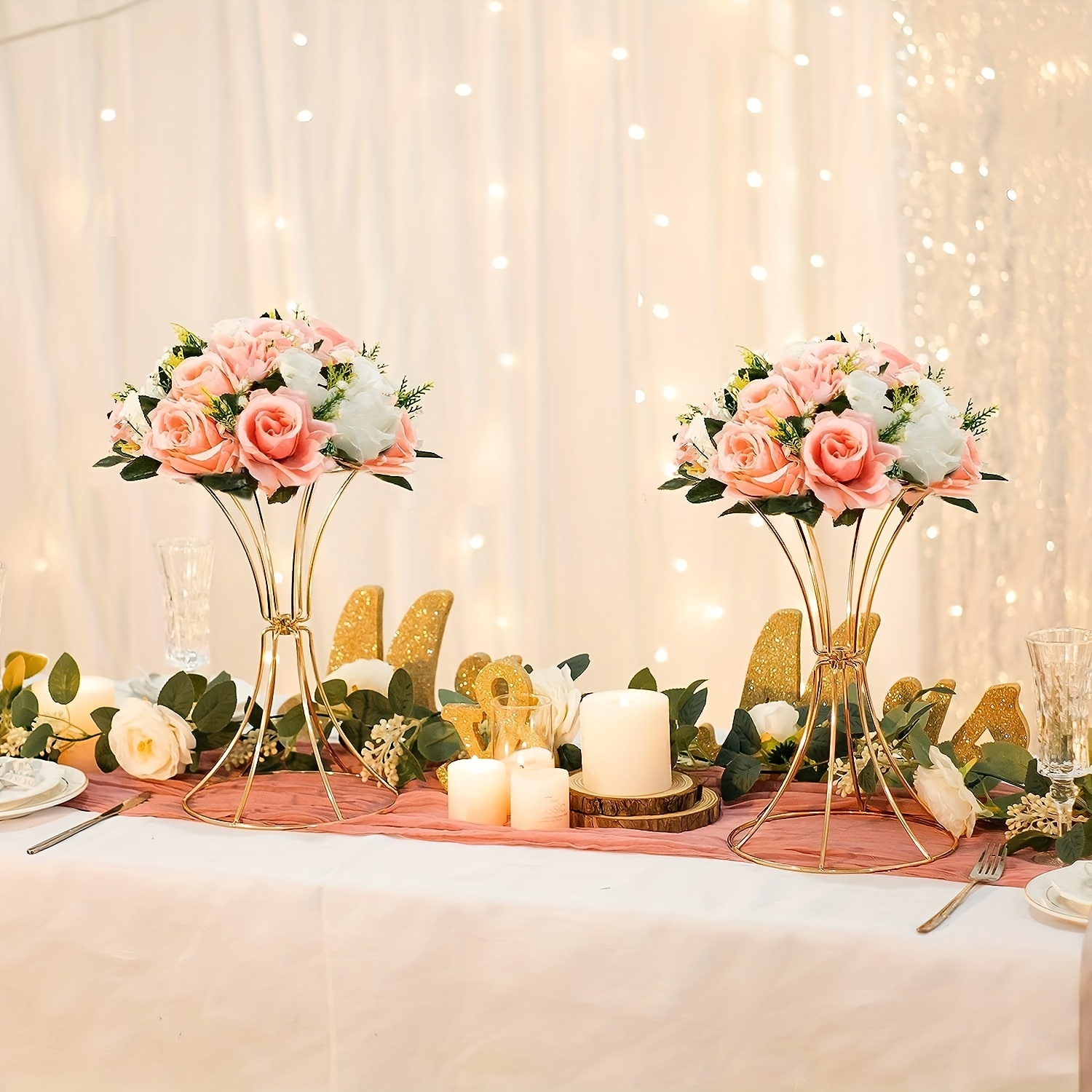 Vaso alto in rame ondulato/vaso di fiori/decorazione per la  casa/matrimonio/centrotavola speciale -  Italia
