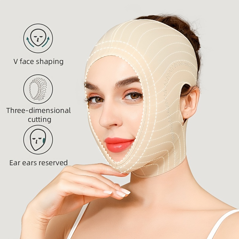 Reusable V Line Lifting Mask Double Chin Reducer Chin Strap - Temu Canada