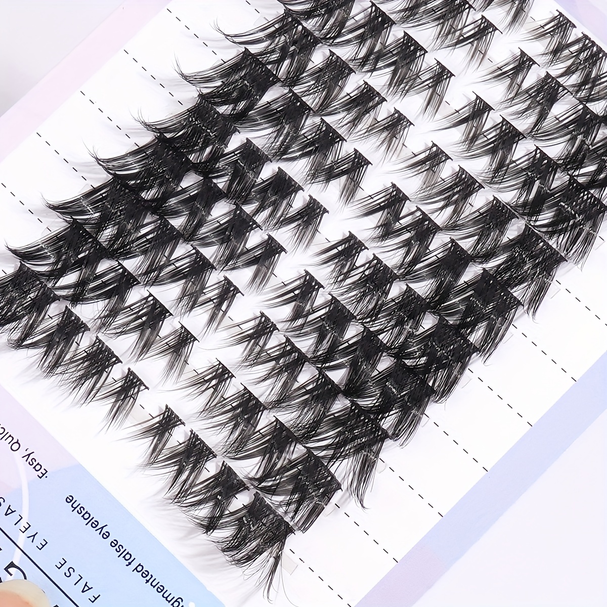 80pcs Segmented Grafted Eyelashes Single Cluster Lashes Natural Long