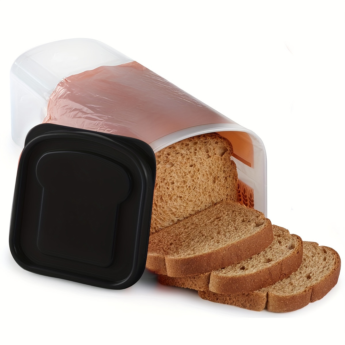 Bread Boxes Sandwich Bread Box With Lid Bread Protectors - Temu