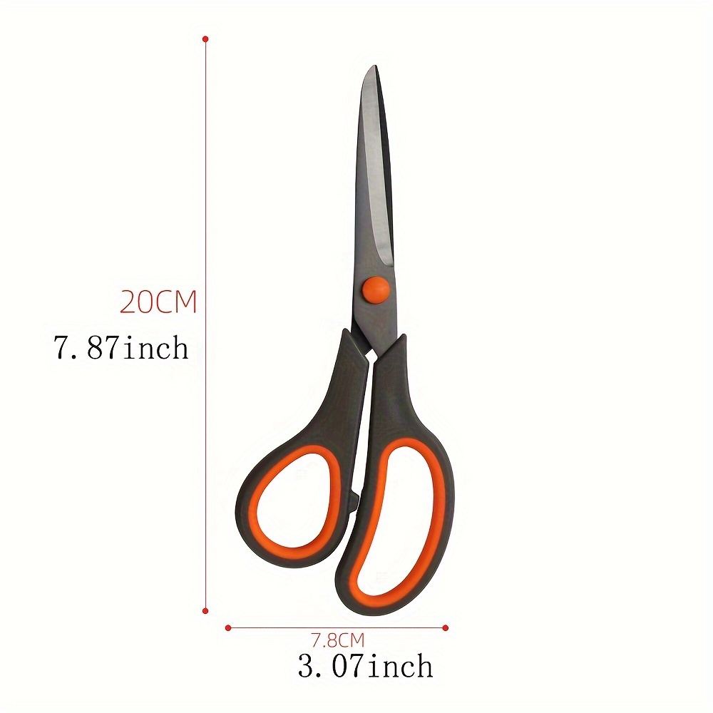 1pcs Scissors, All-Purpose Titanium Non-Stick Scissor, Comfort Grip Sharp  Nonstick Scissors For Office School Home General Use Art Craft Classroom  DIY Supplies Cutting Tape