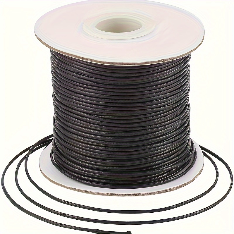 Black - Elastic Cord 1 mm - Black