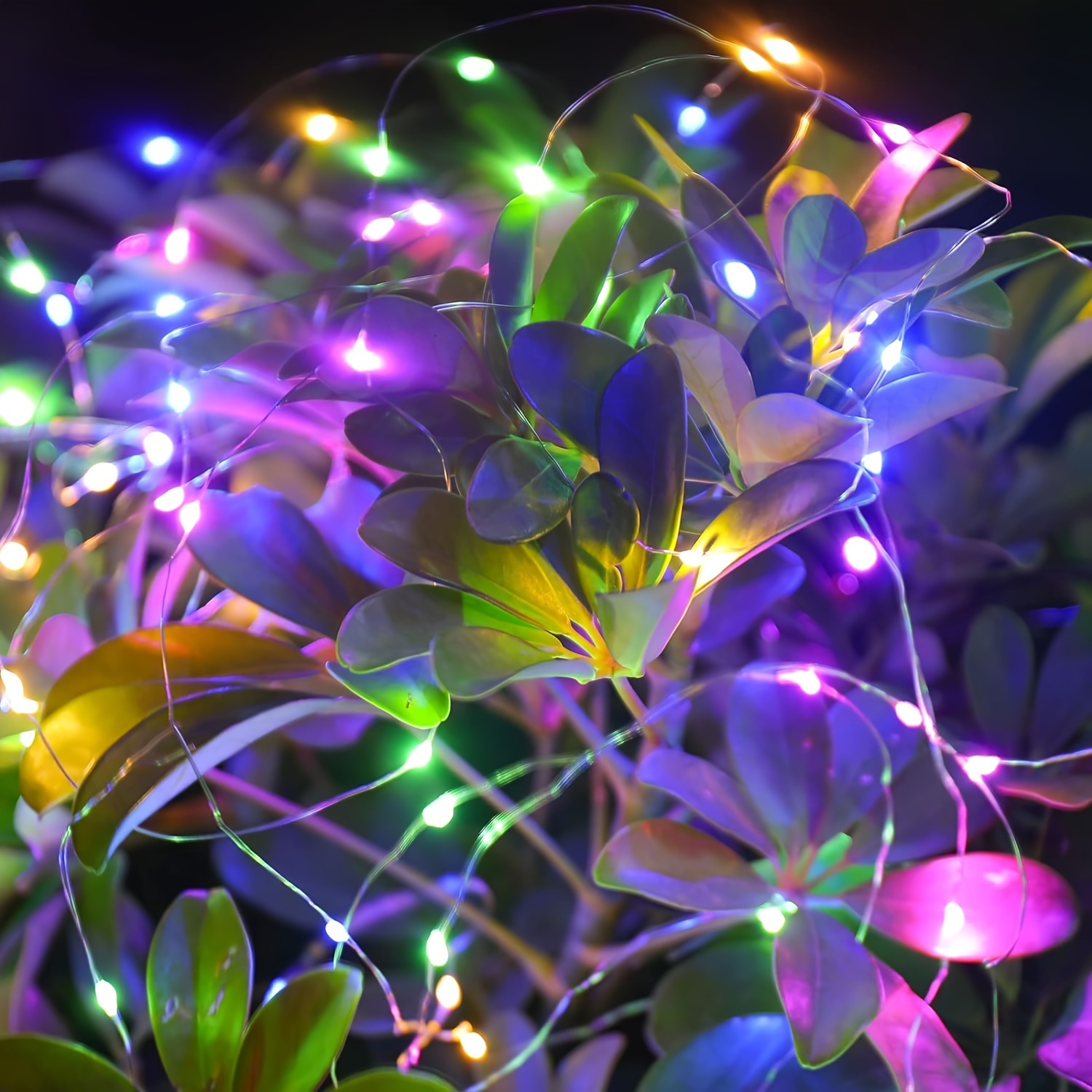 gifts, led string light 33 6633ft fairy lights usb powered warm white multicolored 100 200 leds ipx6 waterproof perfect for outdoor indoor christmas xmas tree thanksgiving day gifts garden winter decor parties weddings festivals bedroom and table decoration details 4