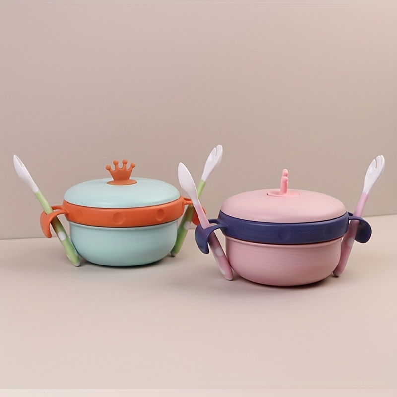 Infant Insulation Bowl Complementary Food Bowl Baby Bowl - Temu