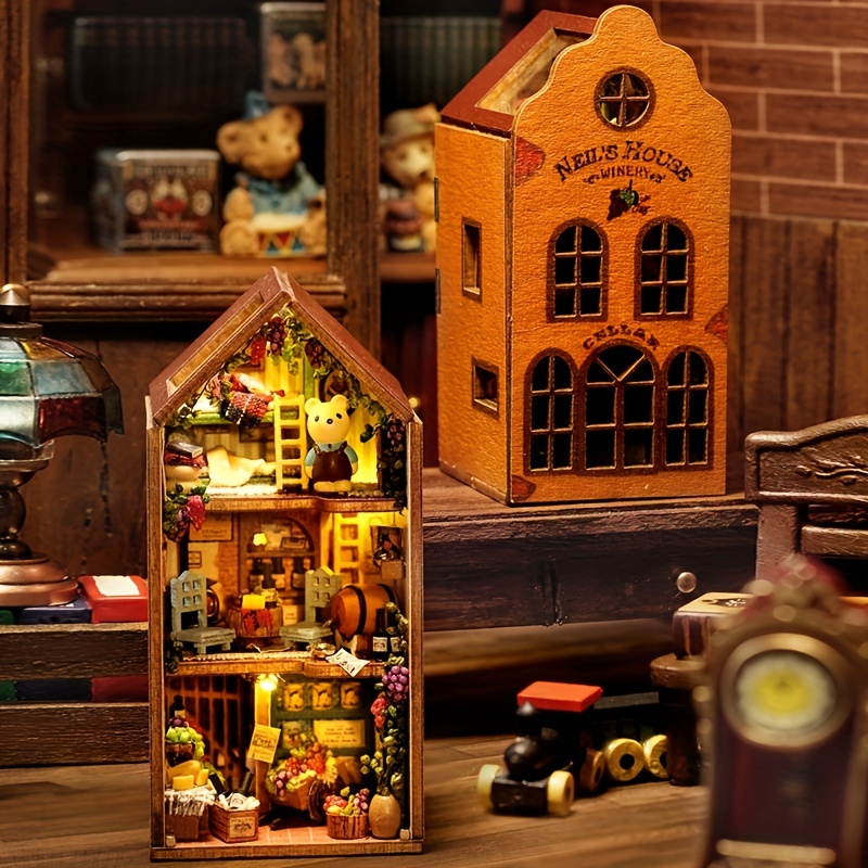 Diy Handmade Wooden Dollhouse Miniature House