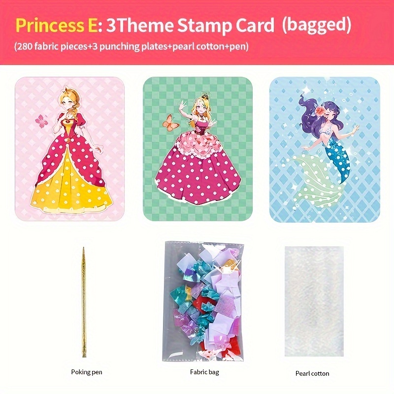Crafts for Girls Ages Puzzle Puncture Painting with 12 Princess