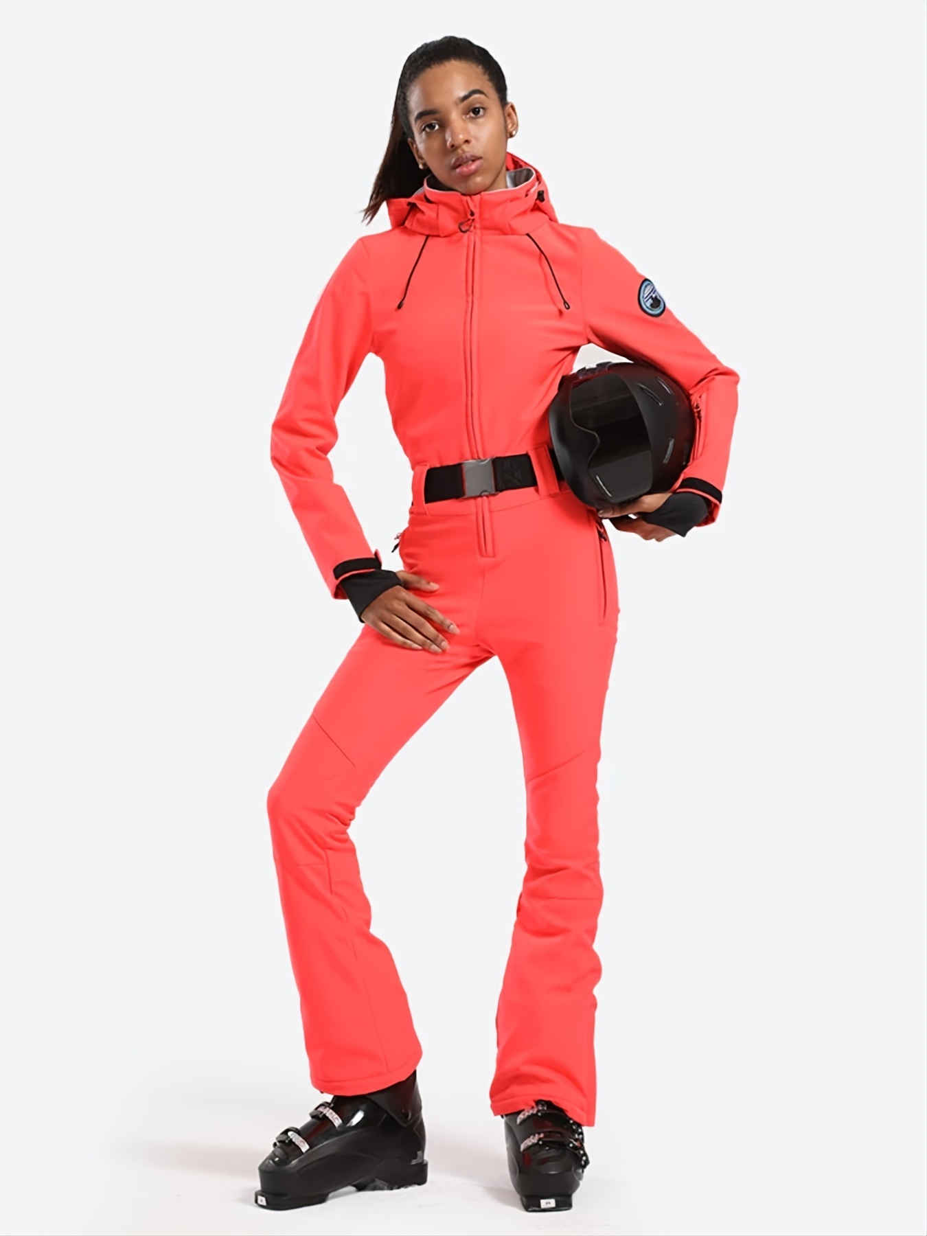 womens fitted ski suit