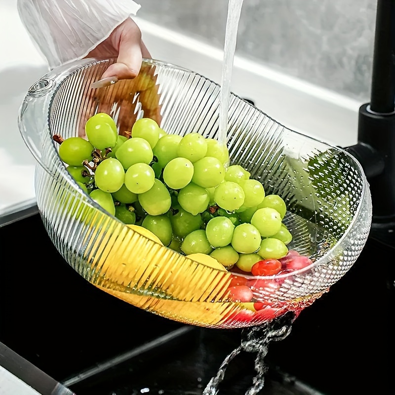 cesta de fruta bandeja para verduras escurridor coladores de cocina acero  Rubber