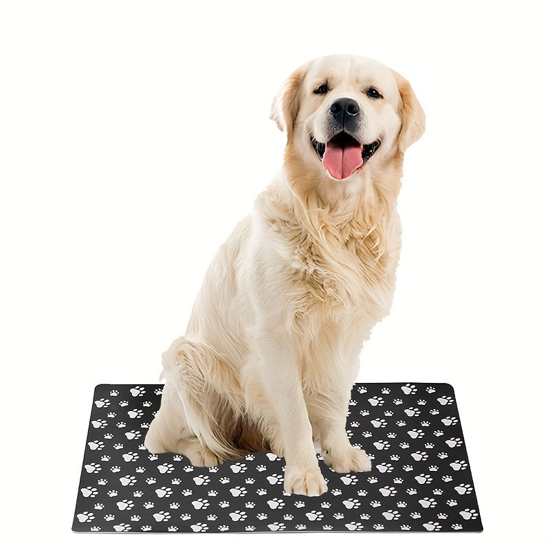 Graphic Pattern Pet Placemat Non-slip Absorbent Dog Feeding Mat Easy  Cleaning Dog Bowl Mat Floor Mat - Temu