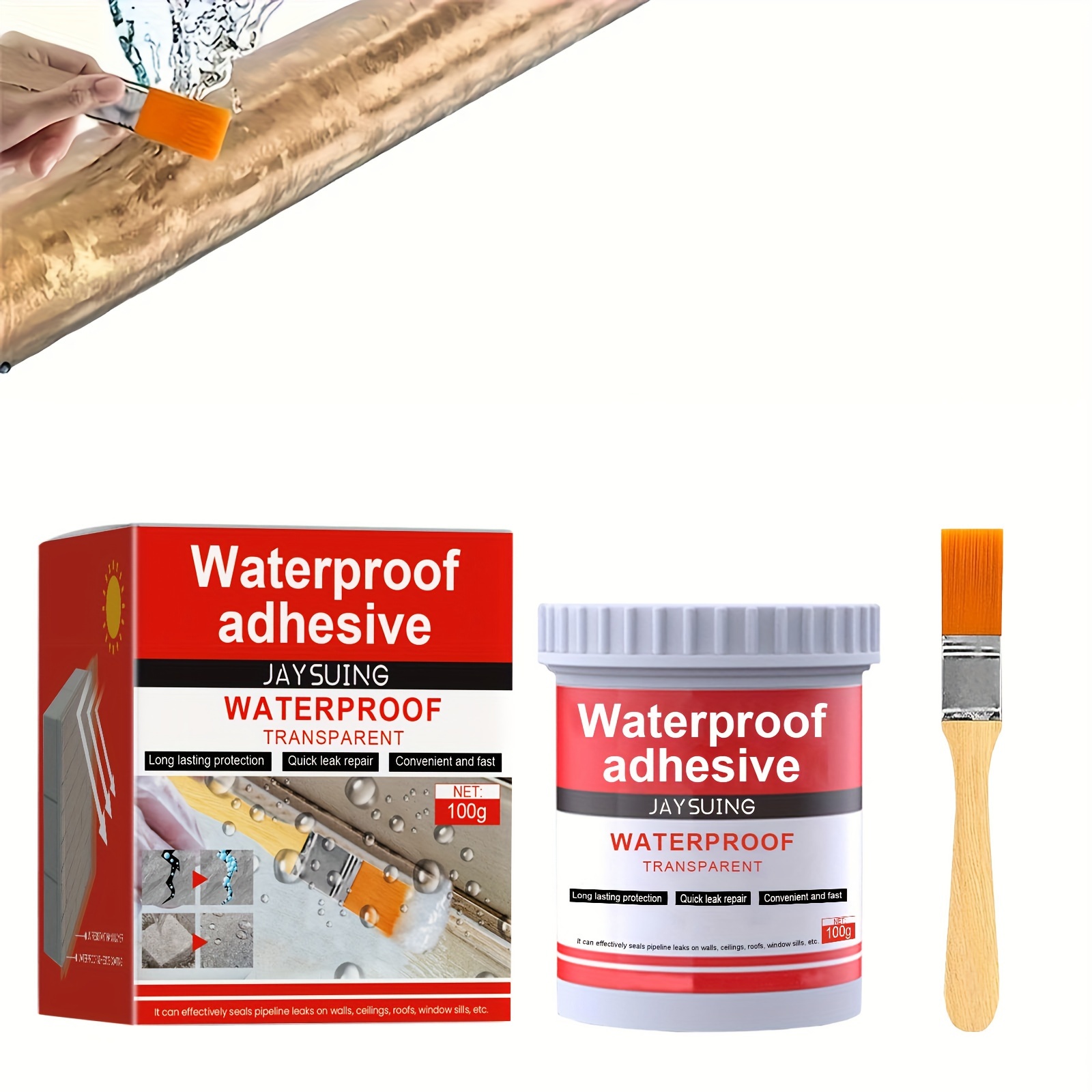 Transparent Waterproof Sealant Super Strong Invisible - Temu