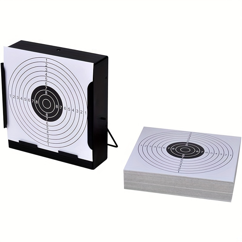 25 50 100pcs air shot paper targets 5 5 5 5inch fits gamo cone traps and metal box bb catcher target holder pellet trap