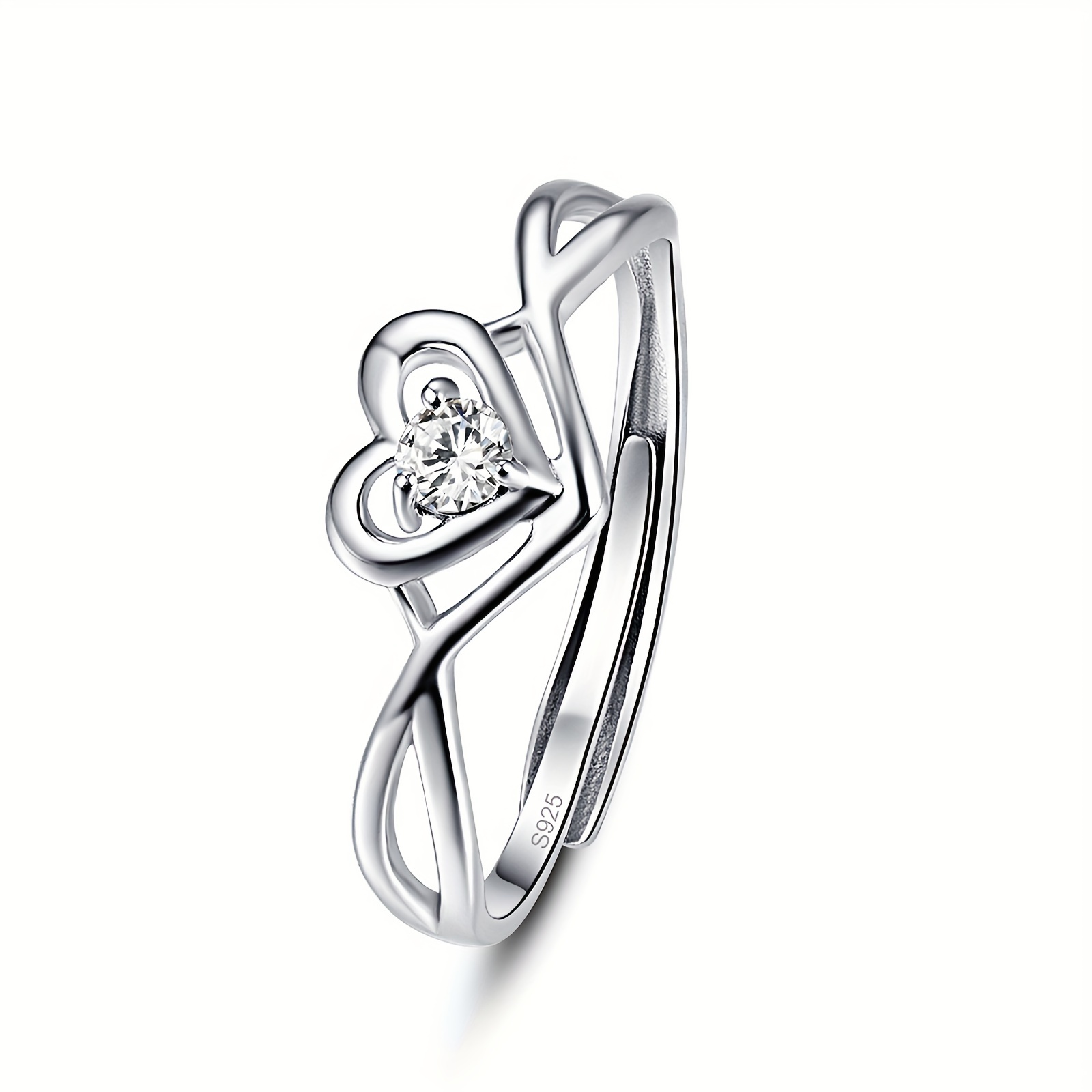Bague Ajustable Argent 925 Main Thunder – Fait Main, Cadeau Nature Et Original