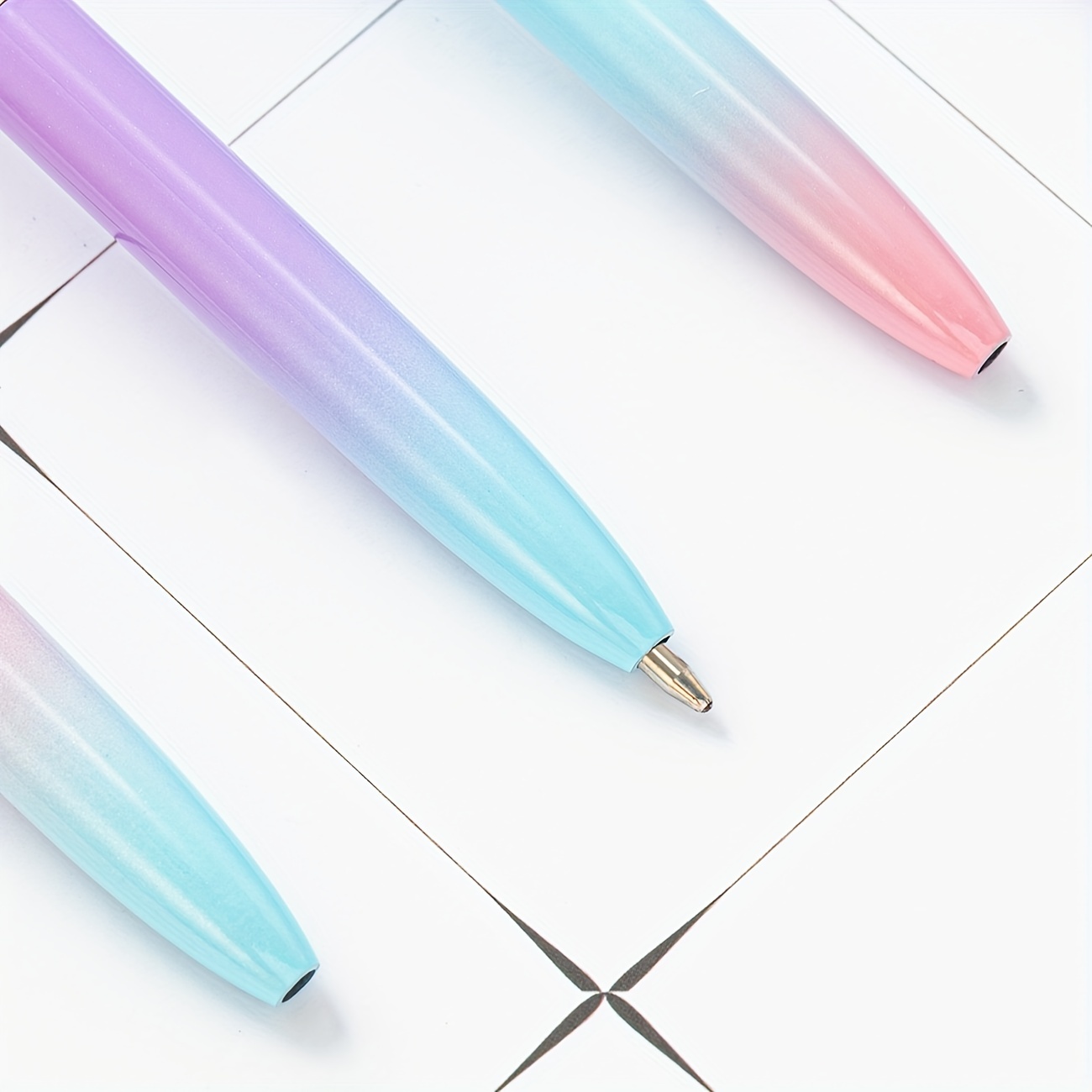 Ballpoint Pen Set Metal Artificial Diamondoid Pen Fancy - Temu