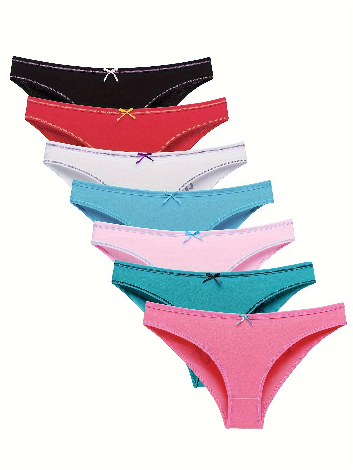 7 Pcs/lots Women Underwear Days Of The Week G-string Panties