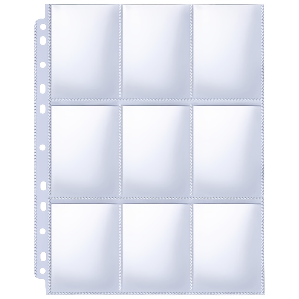 Photo Album Pages for 3 Ring Binder (50 Count) - Photo Pages for 3