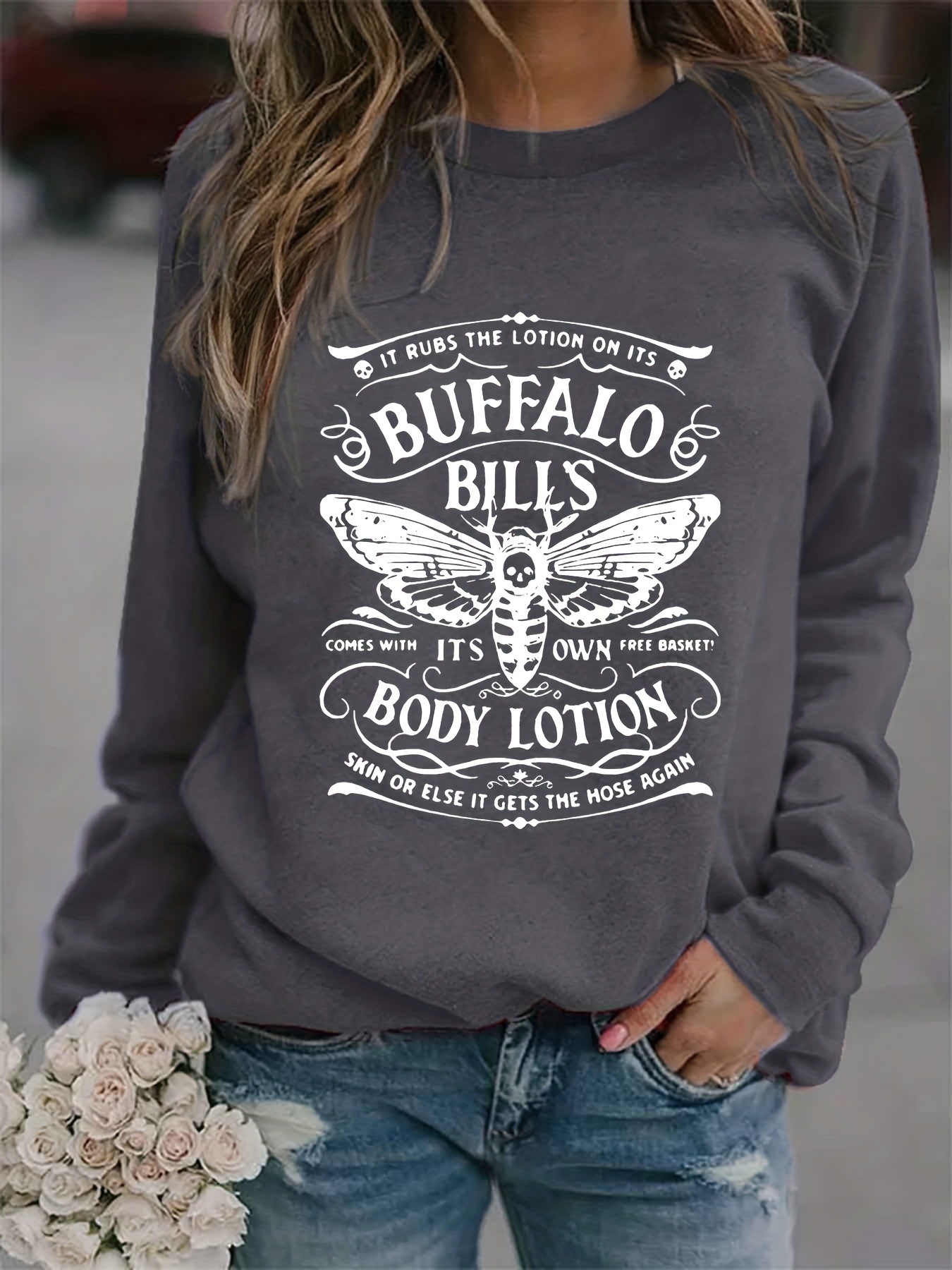 DOLLA DOLLA BILLS Unisex Crewneck Sweatshirt Buffalo Bills 