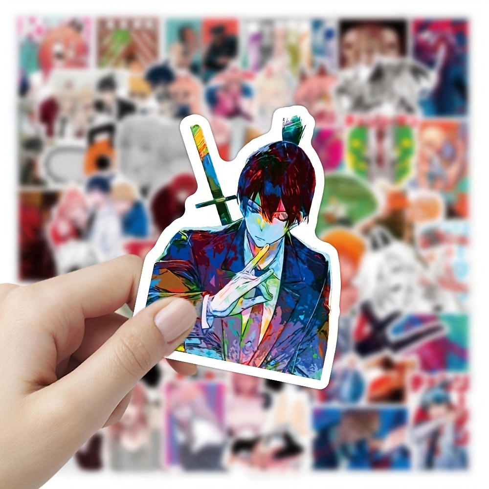 Anime Chainsaw Man Series Doodle Waterproof Stickers Diy Creative Toys -  Temu