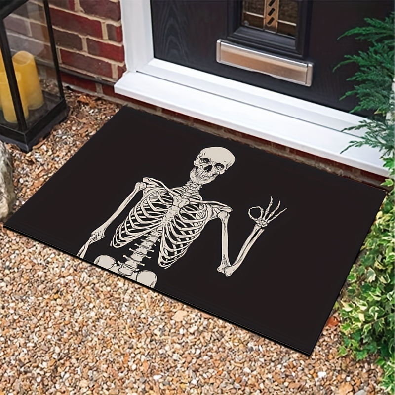 Dirt Resistant Welcome Doormat Halloween Themed Horror Low - Temu