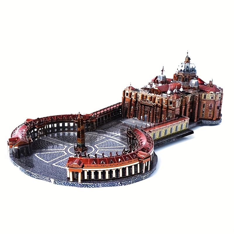 St Peters Basilica 3d Metal Assembled Model Puzzle High Difficulty Handmade  Ornament Diy - Arts, Crafts & Sewing - Temu