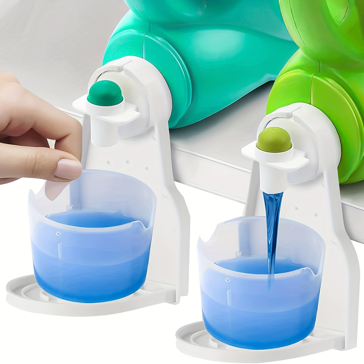 Laundry Detergent Cup Holder, Drip Tray Catcher for Laundry Fabric  Softener, No more mess and drips