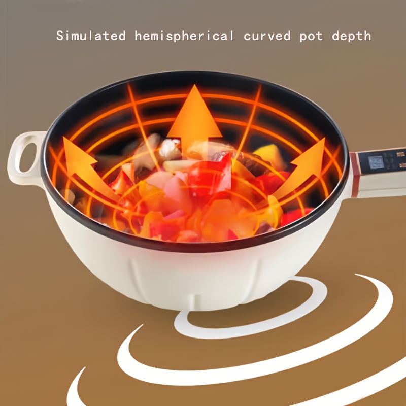 Electric Hot Pot Portable Electric Skillet With Nonstick - Temu