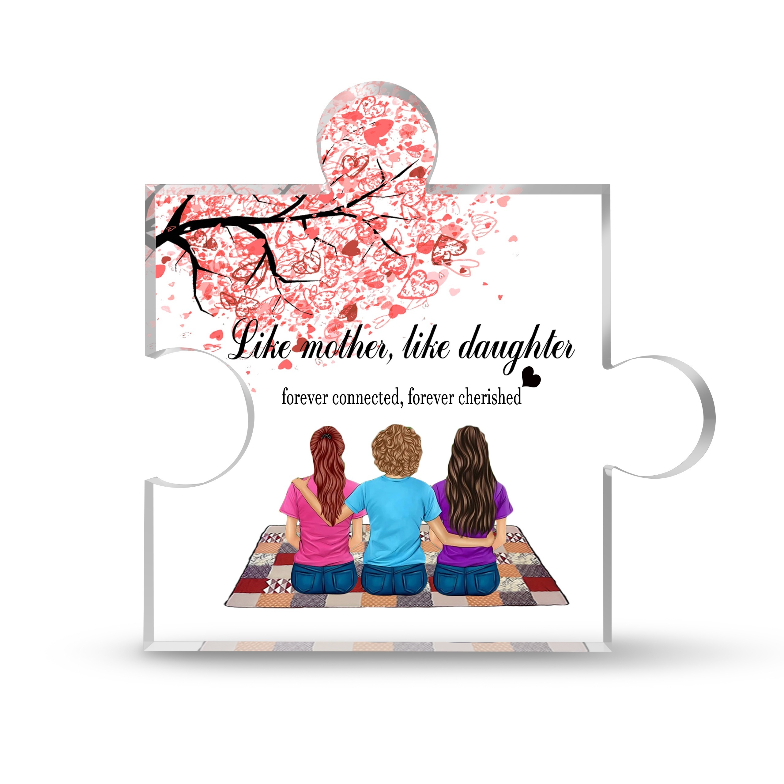 Acrylic Puzzle Plaque Mom Gifts For Mother Birthday Thank - Temu