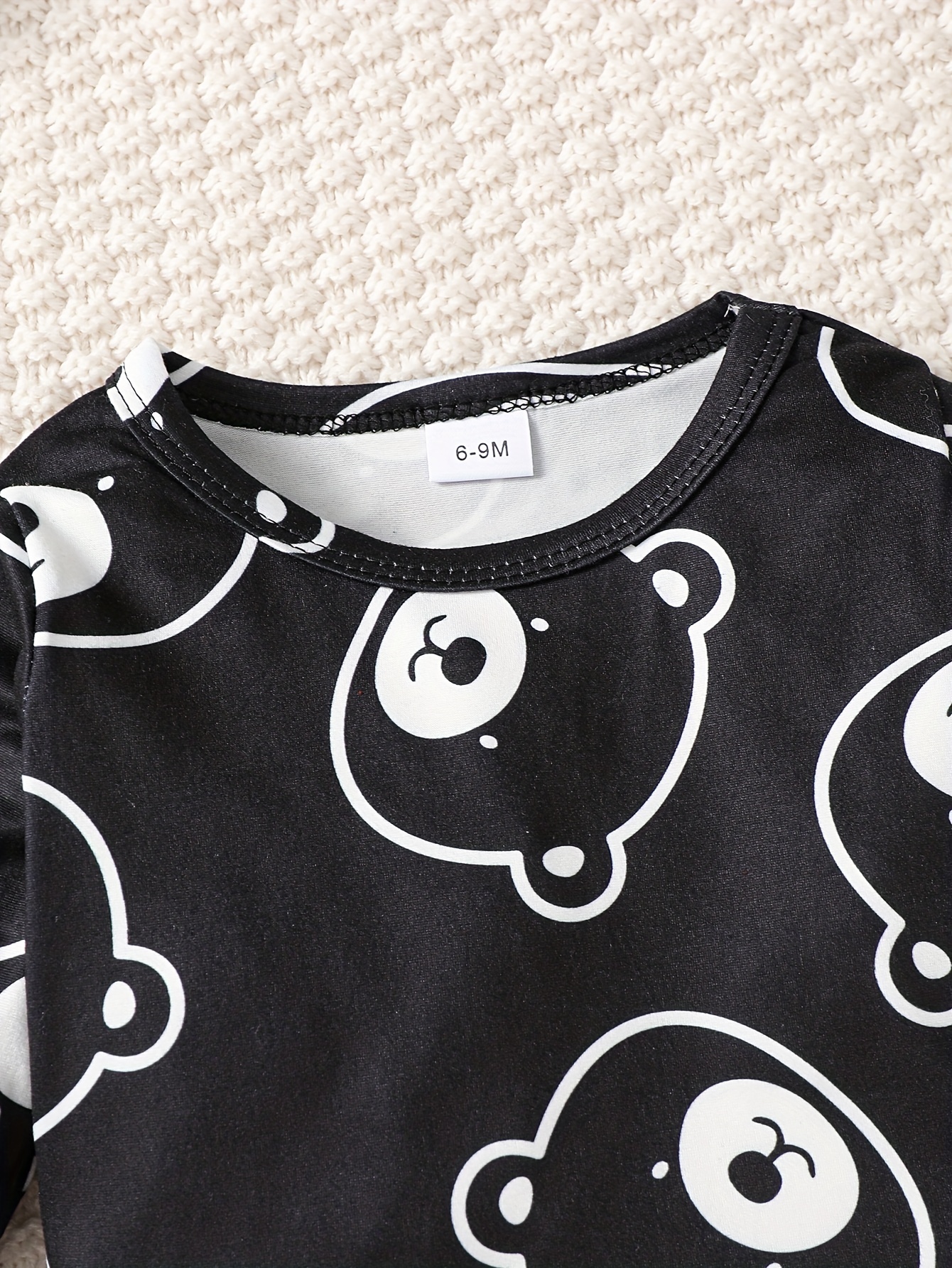 Camiseta gris bebe Oso panda