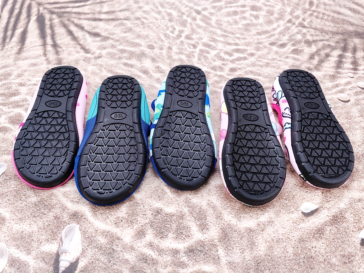 Cute Cartoon Toddler Water Shoes with Closure - Lightweight Quick-Dry Breathable Fabric & Non-Slip TPR Sole for Beach, Pool, Outdoor Summer Activities - Pink Girls & Boys Aqua Socks, Beach Wear | Fun Pattern Footwear | Adjustable Strap Footwear, High Quality Shoes