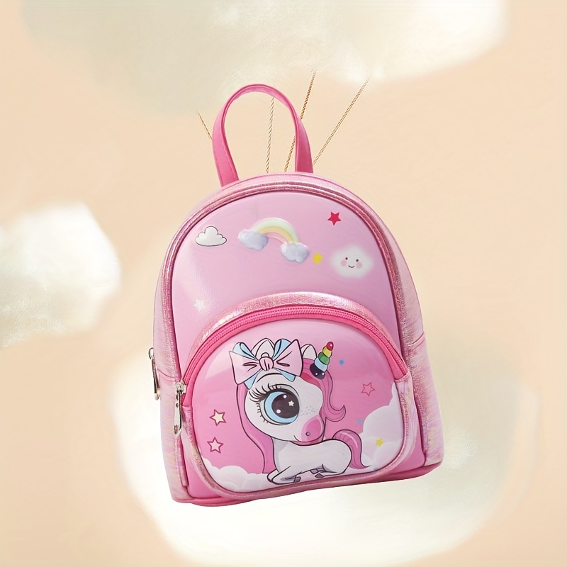 Unicorn Pattern Backpack for Kindergarten Princess Girls