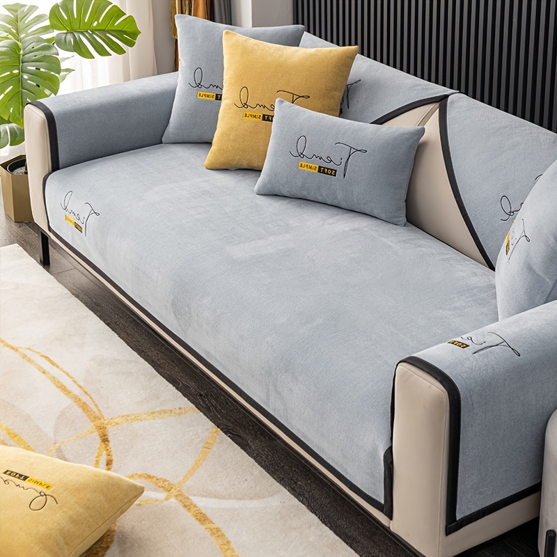 Gray Sofa Slipcover Couch Cover Universal Furniture Protector