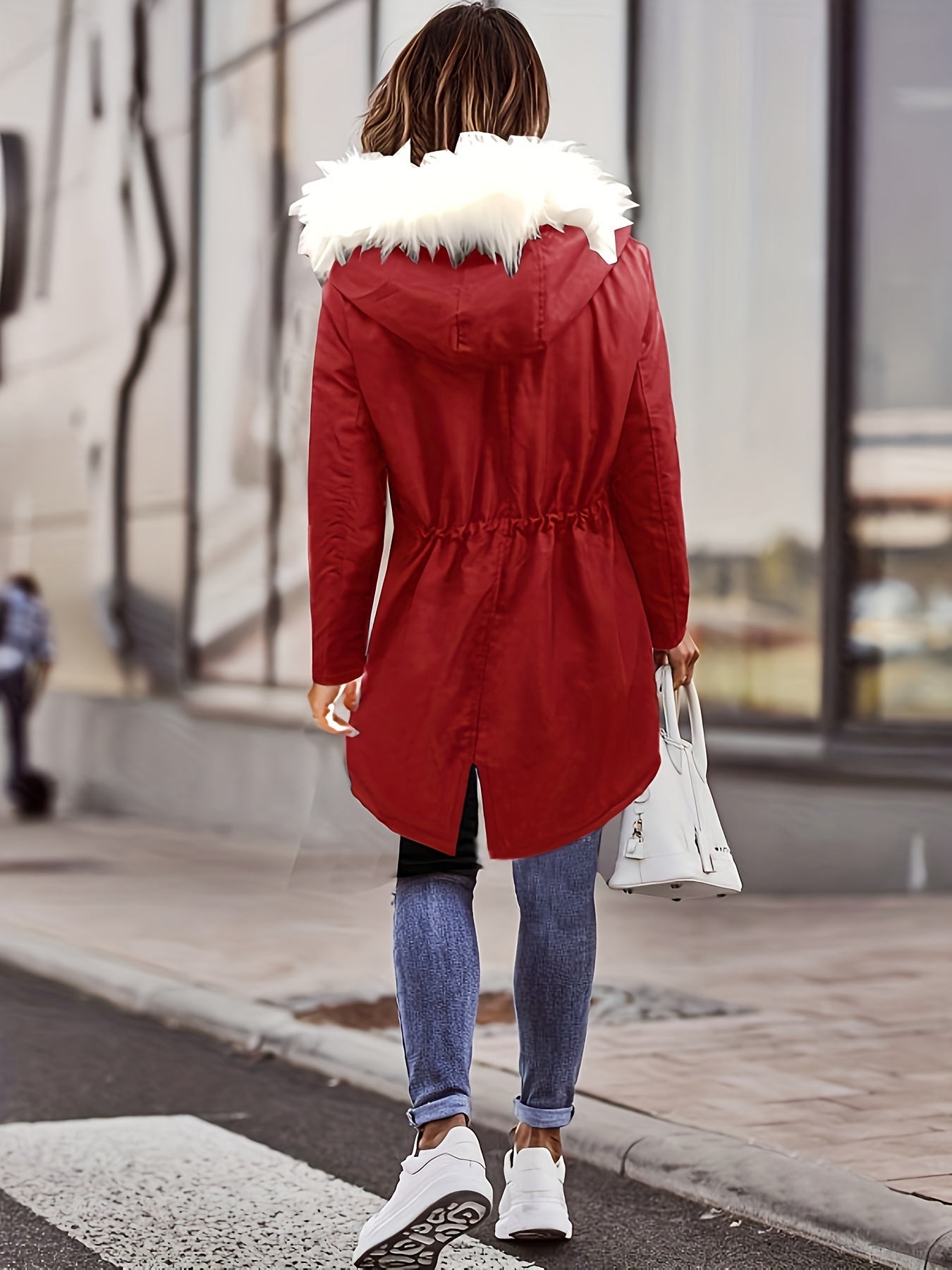 Womens parka jacket outlet with fur