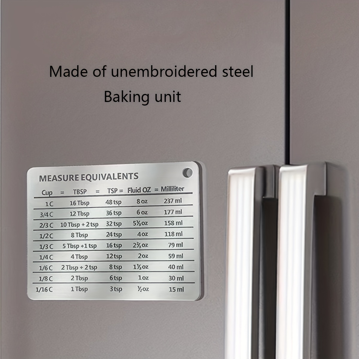 Stainless Steel Measure Magnet