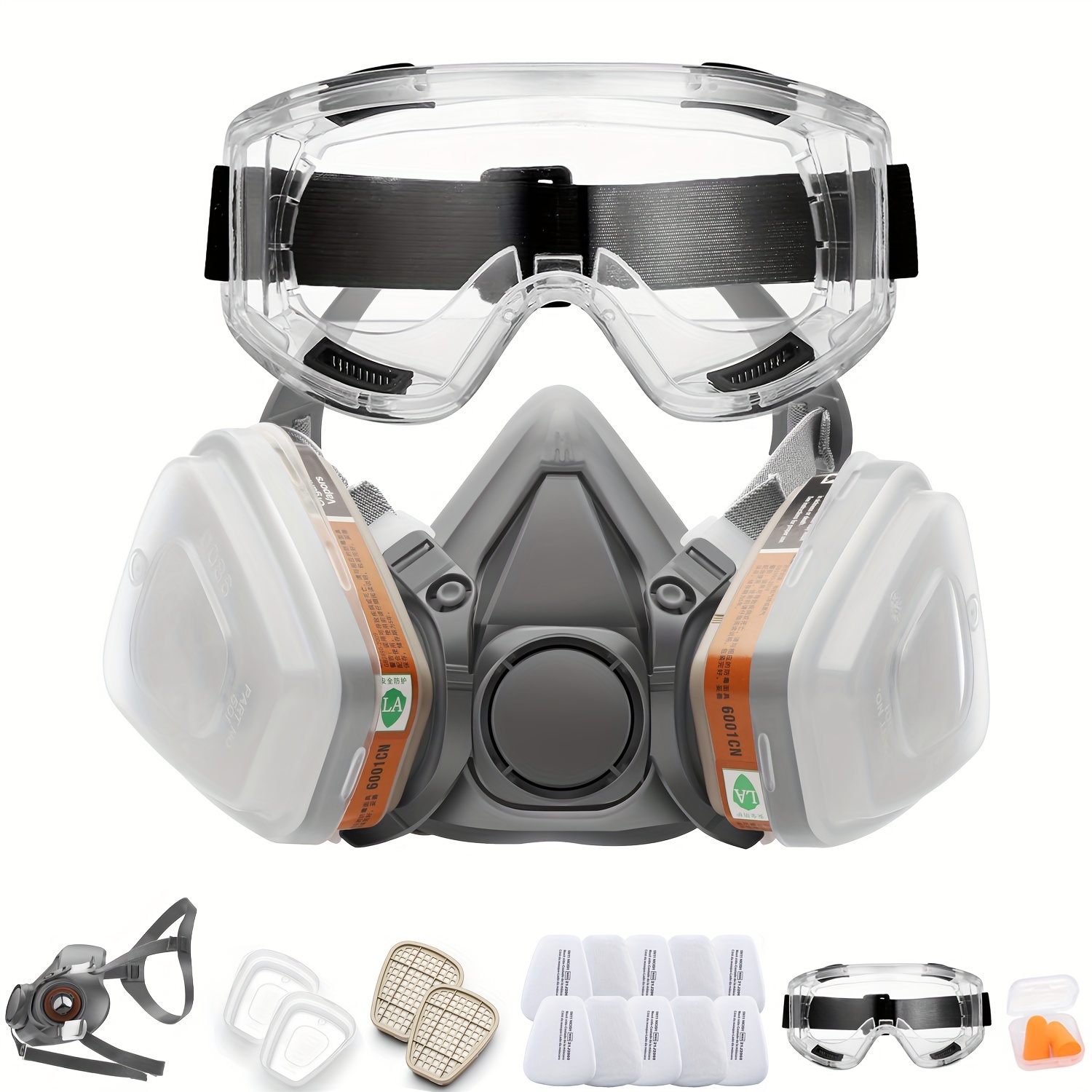 1 Ensemble De Respirateur Réutilisable Masque Anti toxique - Temu Belgium