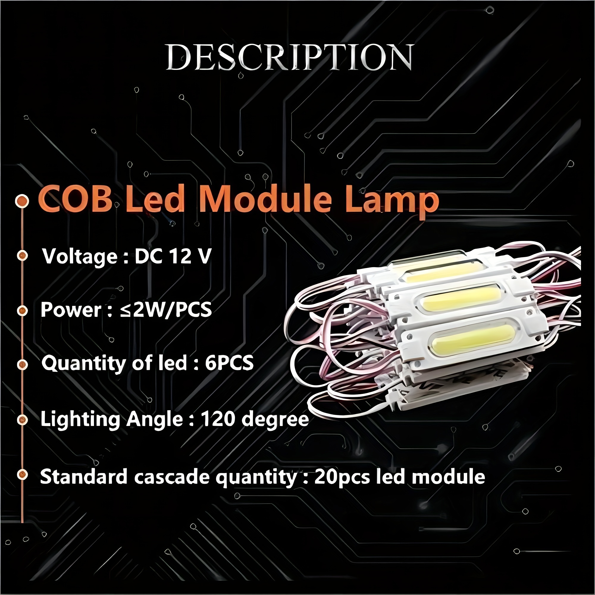Led Module Cob Led Module Light Commercial Energy Saving - Temu