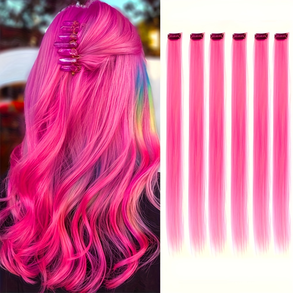 Vibrant Hot Pink Ombre Hair