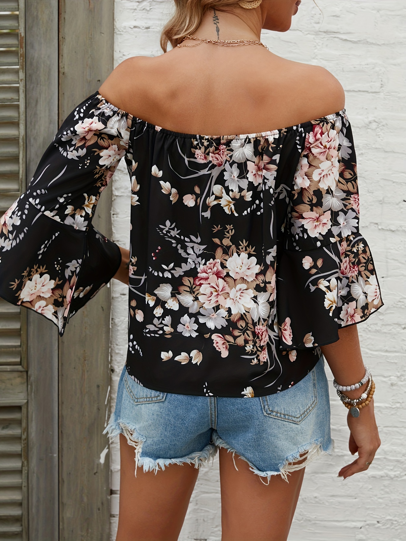 Half Shoulder Blouse