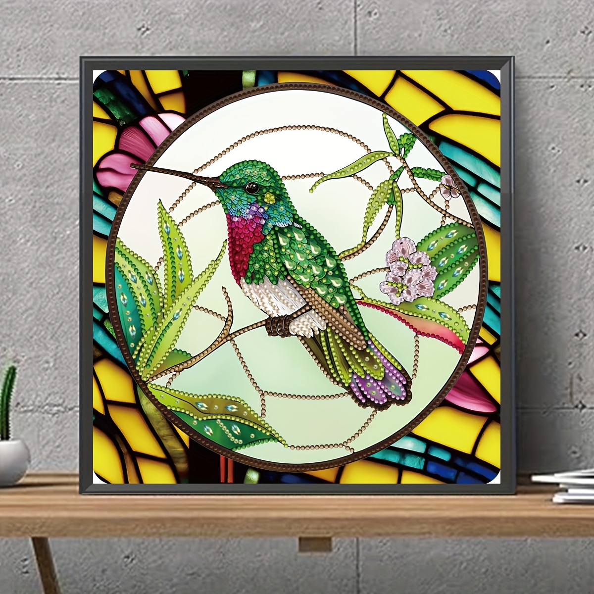 Parrot 5d Artificial Diamond Art Special Shape Artificial Diamond, Diamond  Painting Suitable For Beginners Home Wall Decoration Gift - Temu