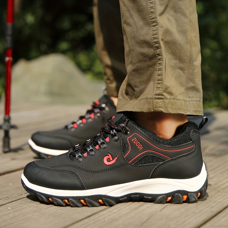 Scarpe Trekking Uomo In Resistente Pelle Pu Lacci, Comode Scarpe  Antiscivolo Traspiranti Lescursionismo, Caccia, Campeggio, Trekking, Non  Perdere Fantastiche Offerte