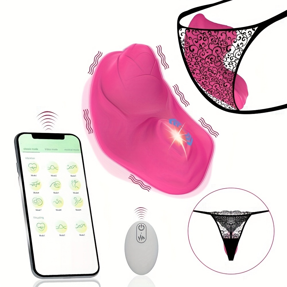 Butterfly Vibrating Women Panties Massager Wireless APP Control