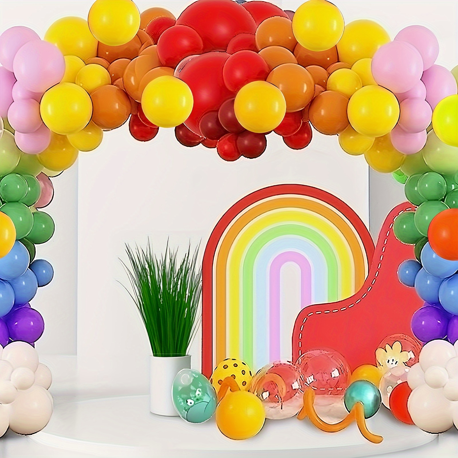 Globos de colores para fiestas y cumpleaños