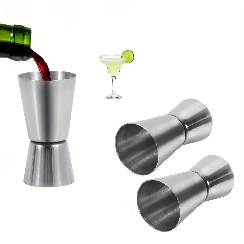 Stainless Steel Cocktail Measuring Jigger Double Jigger Measure Shot Drink  Spirit Measure Cup Bar Accessories Bar