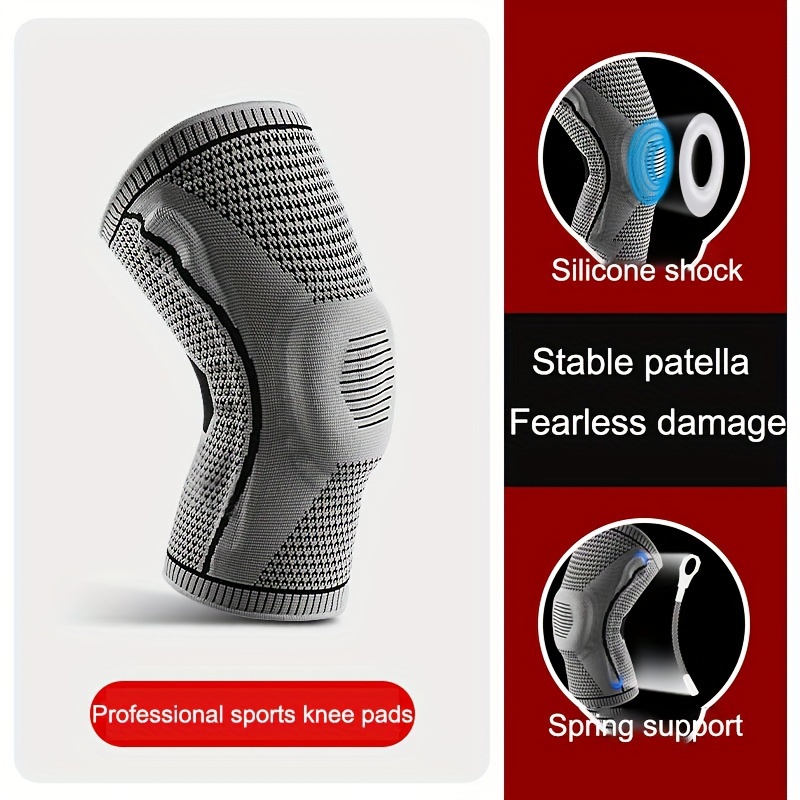 

Knee Pads For Men And Women, Nylon Sports Silicone Knee Joint Protectors, Basketball Running Men's Knee Protectors