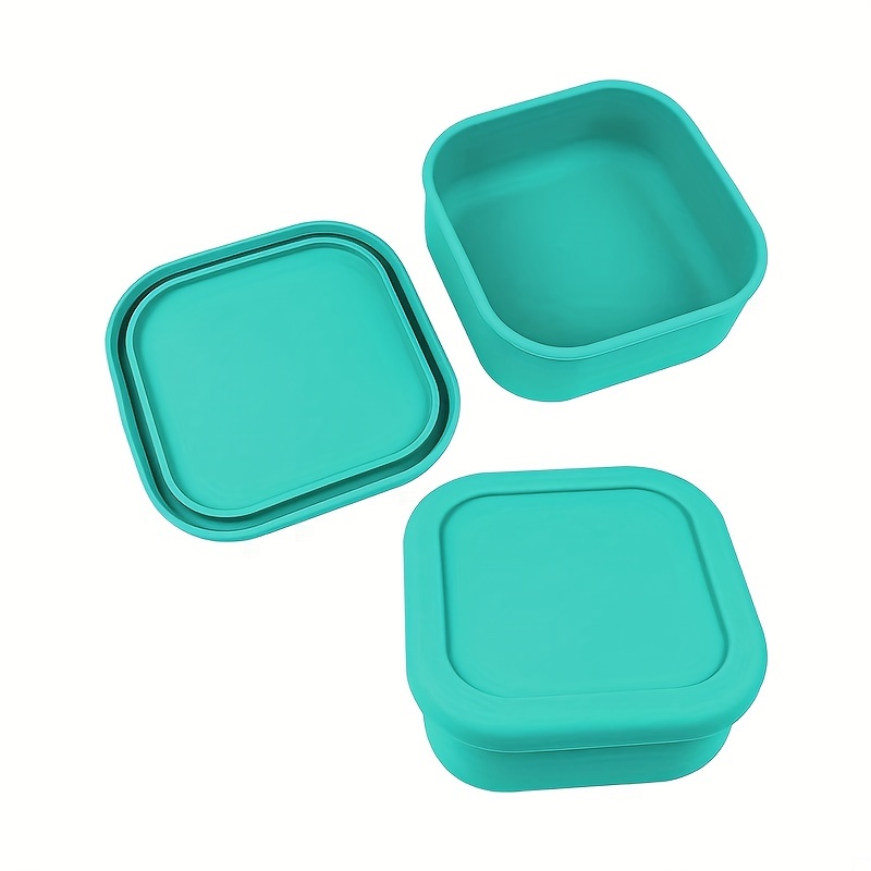 1pc silicone storage box   portable lunch box for teenagers and workers at school canteen back school for back to school class college school supplies kitchen organizers and storage kitchen accessories details 2