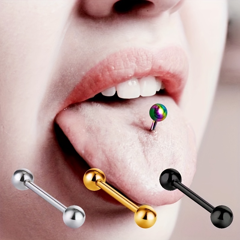 2pcs Titanium Steel Body Piercing Set for Men