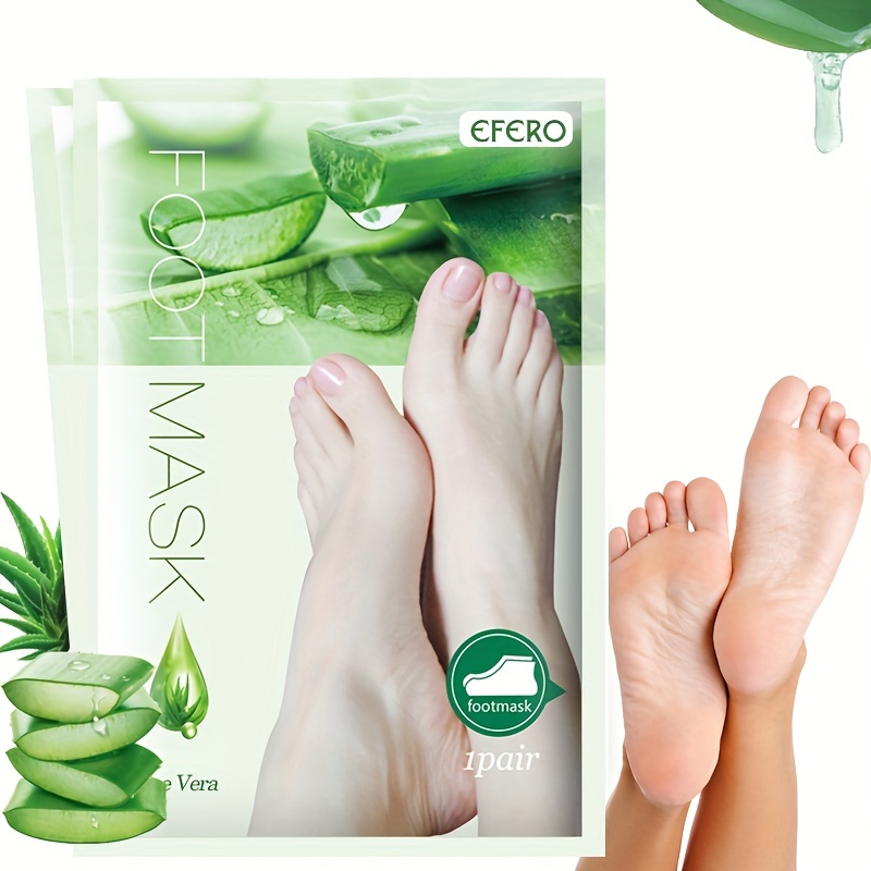 EFERO 3Pair=6PCS Peeling Foot Mask Exfoliating Scrub