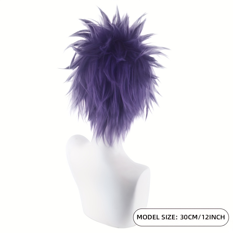 Red Hair Short Straight Wig For Boy Cosplay