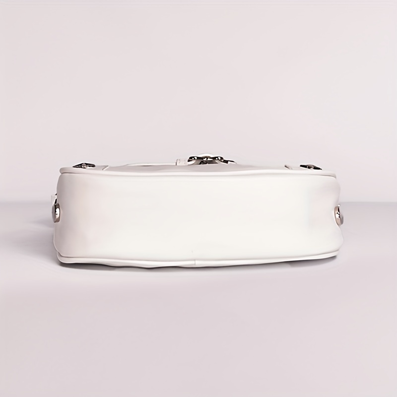 Star Pattern Zipper Underarm Bag Y2K Style Shoulder Bag