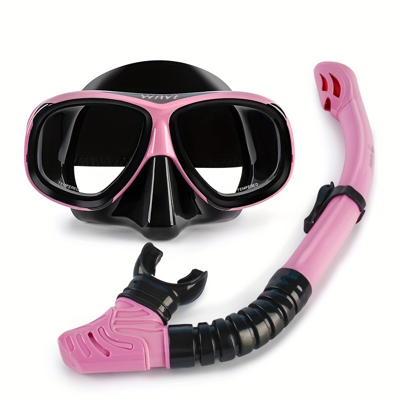 Juego Gafas Buceo Pvc 1 Pieza Tubo Respiración Máscara - Temu