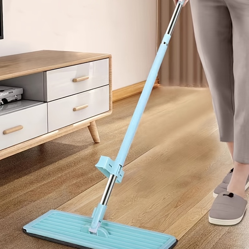 Flat Mop Lazy Mop Wet And Dry Use Dust Removal Mop For - Temu